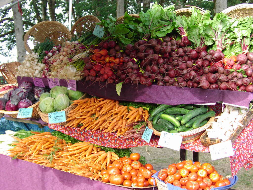Veggies at Corvallis Farmers Market