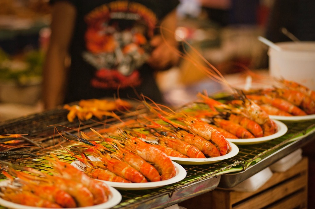 Seafood dishes at The Whaling Company