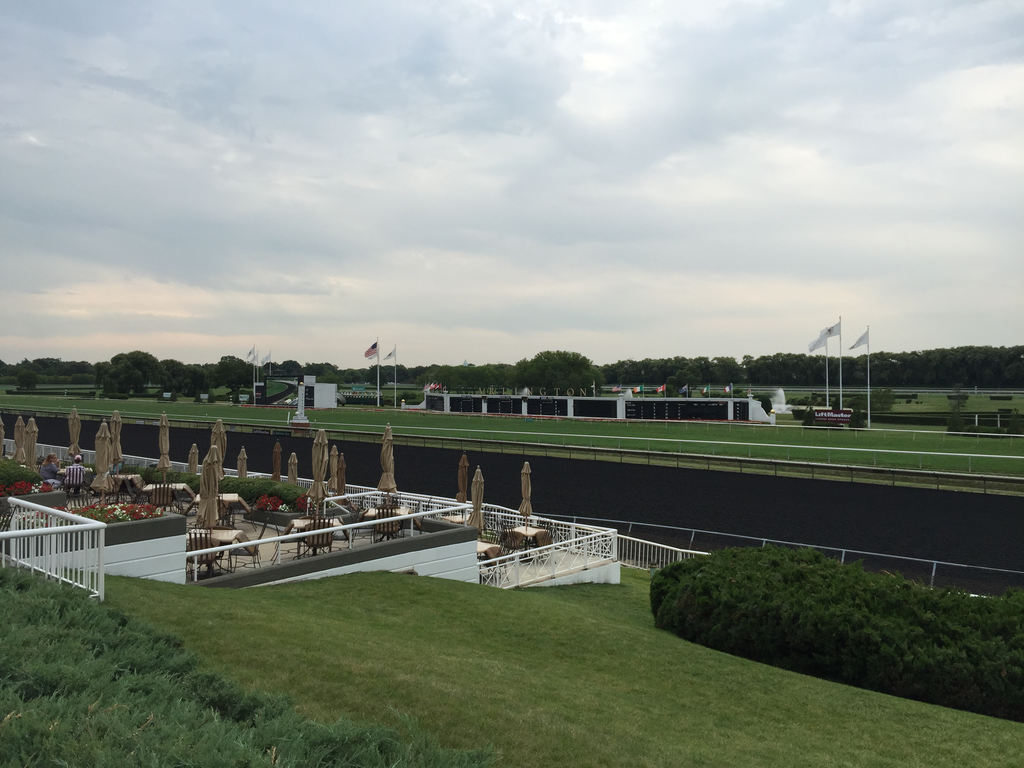 Arlington International Racecourse track