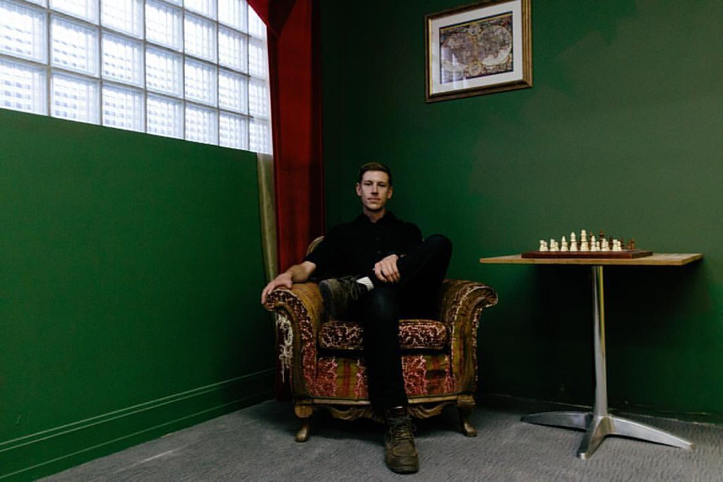 Me inside of one of Sacramento's new escape rooms, @goldenpuzzlerooms. Pick up the newest edition of @sacnewsreview to read the story about them!