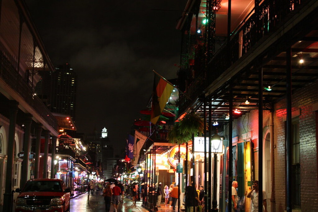 Bourbon Street Between Orleans and St. Ann, French Quarter, New Orleans, Louisiana 4