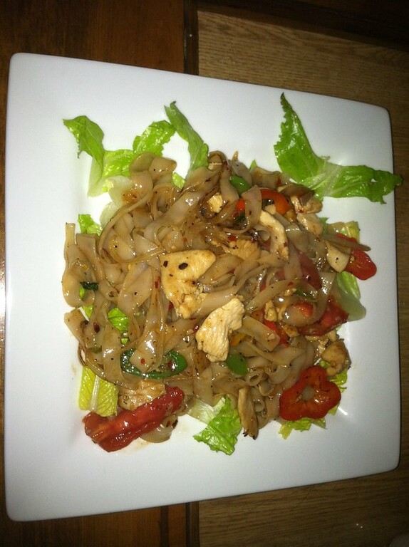 Drunken Noodles With Chicken @ Tara Thai Kitchen