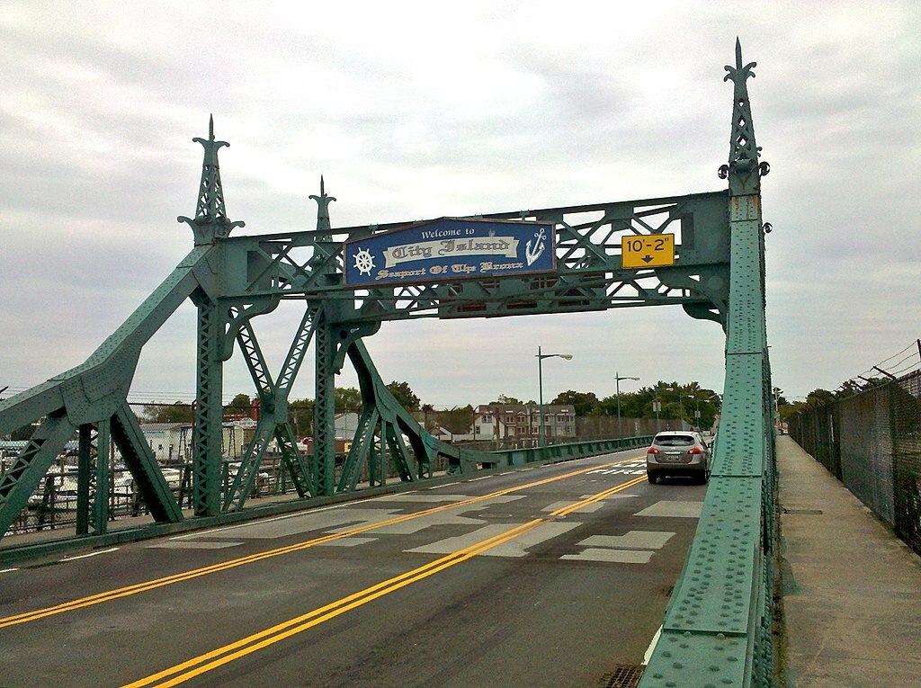 City Island Bridge - from sidewalk, 2011