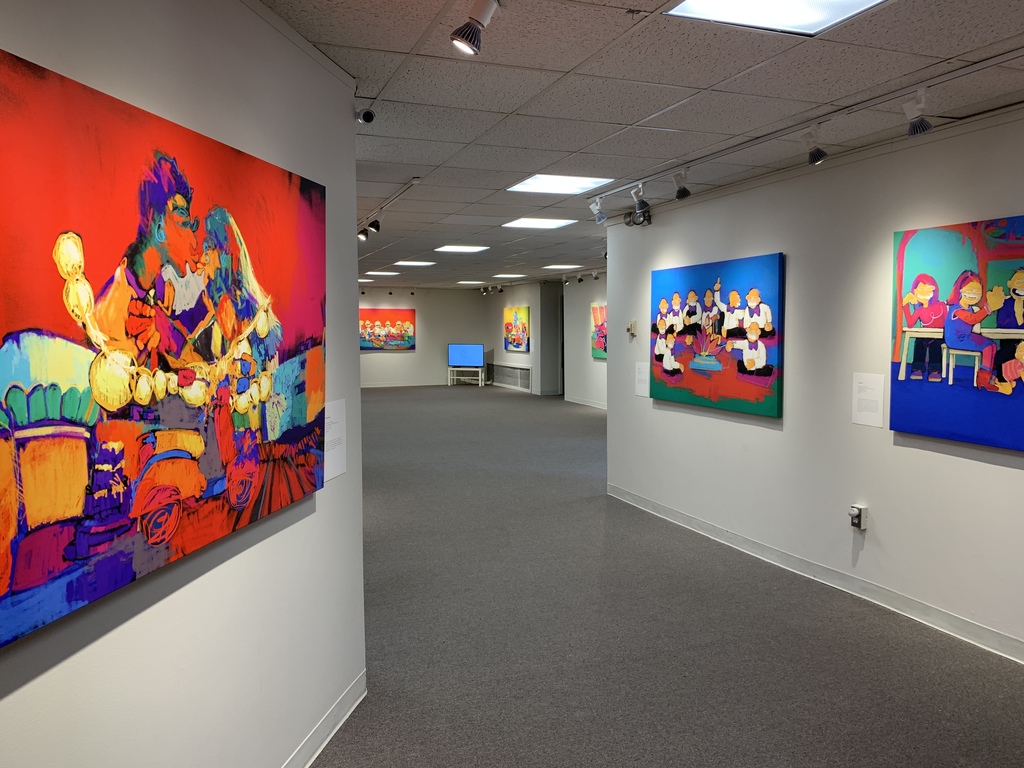 Contemporary art gallery