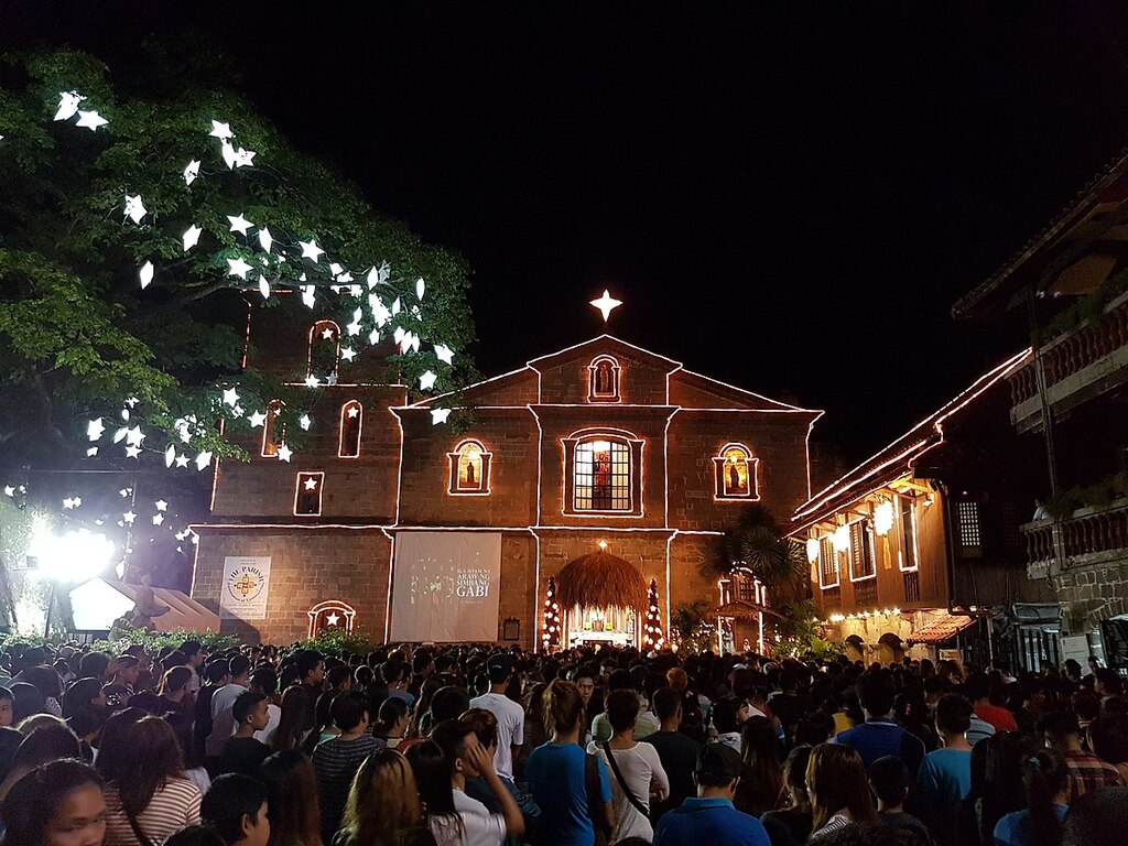 Las Pinas Church during Simbang Gabi