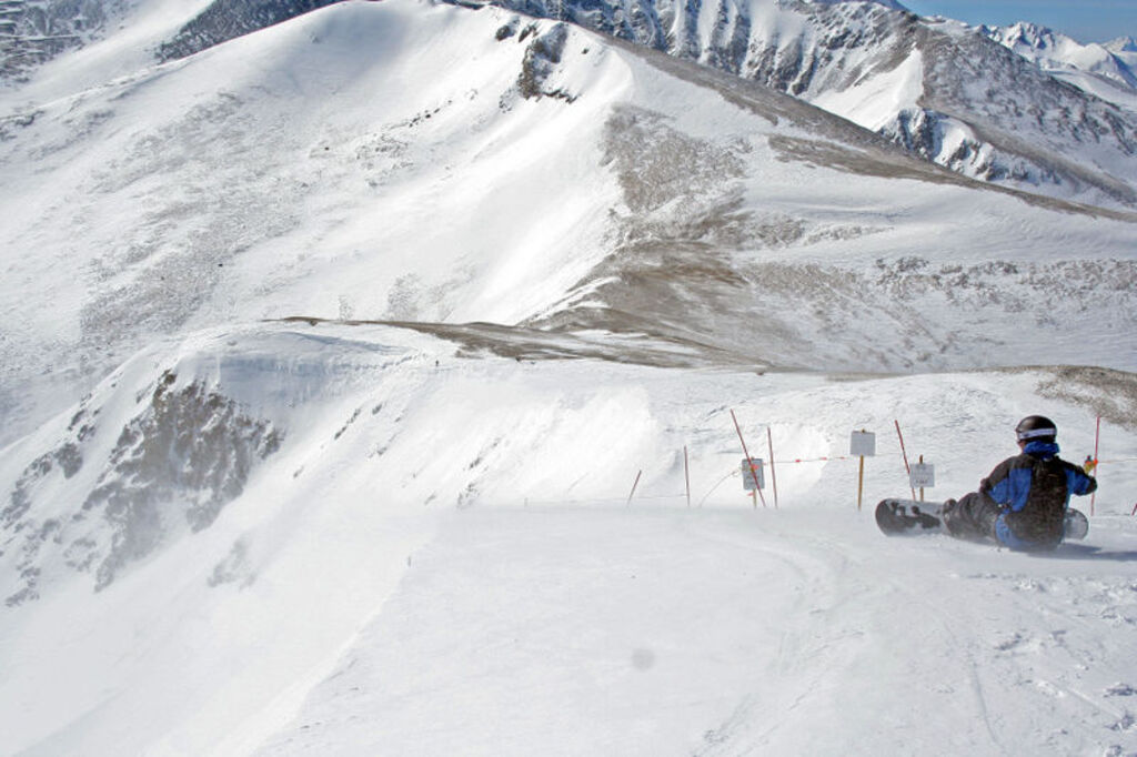 Snowboarding Imperial Peak Breckenridge Colorado