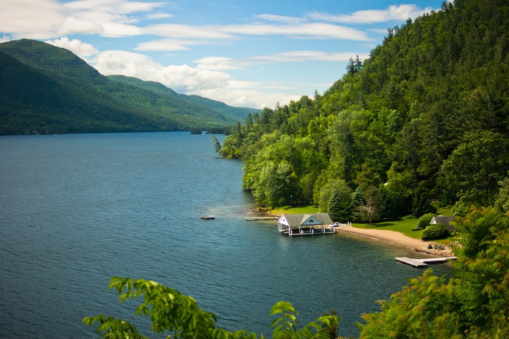 Lake George in The Adirondack Mountains