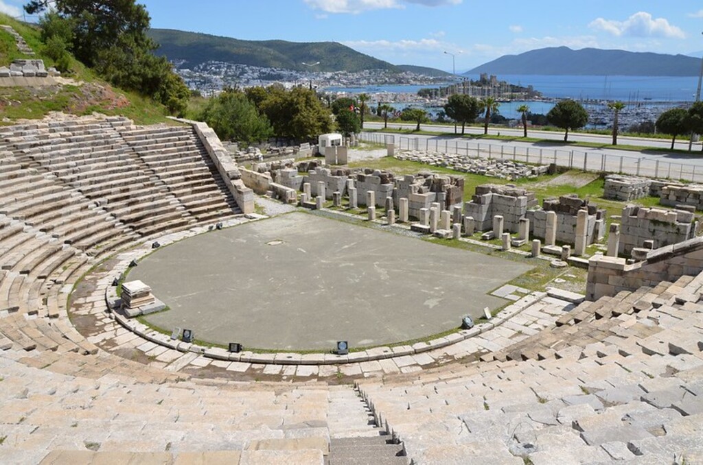 The theatre of ancient Halicarnassus
