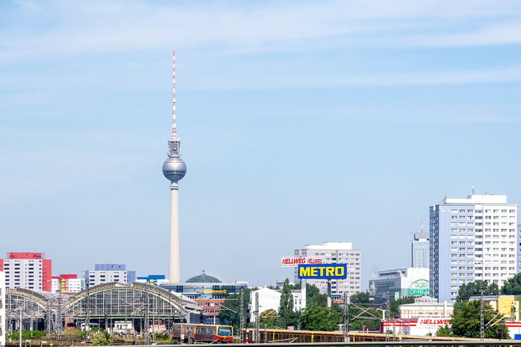 Television Tower in Berlin, Germany.