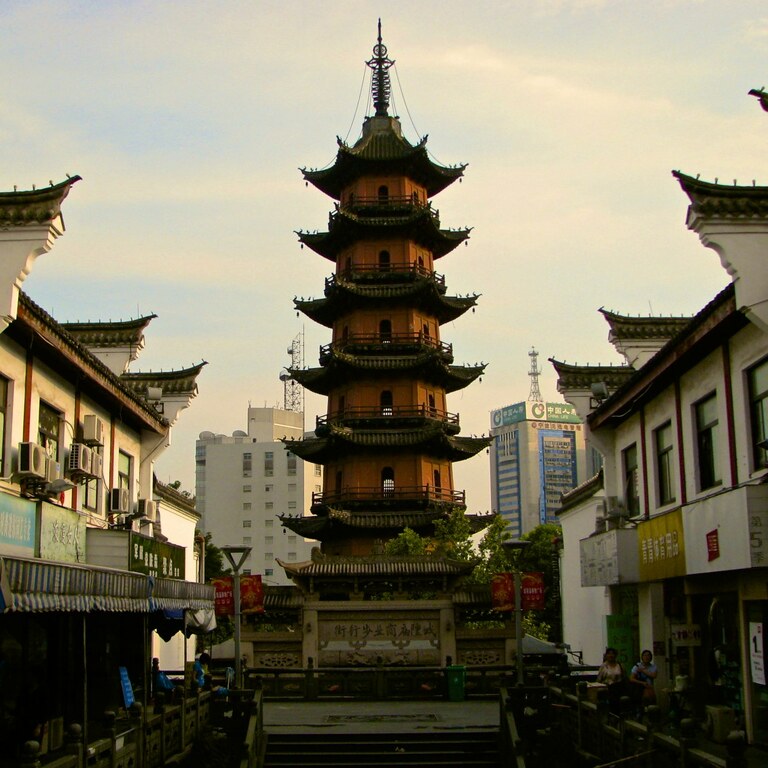 Tianfeng Pagoda in Late Afternoon