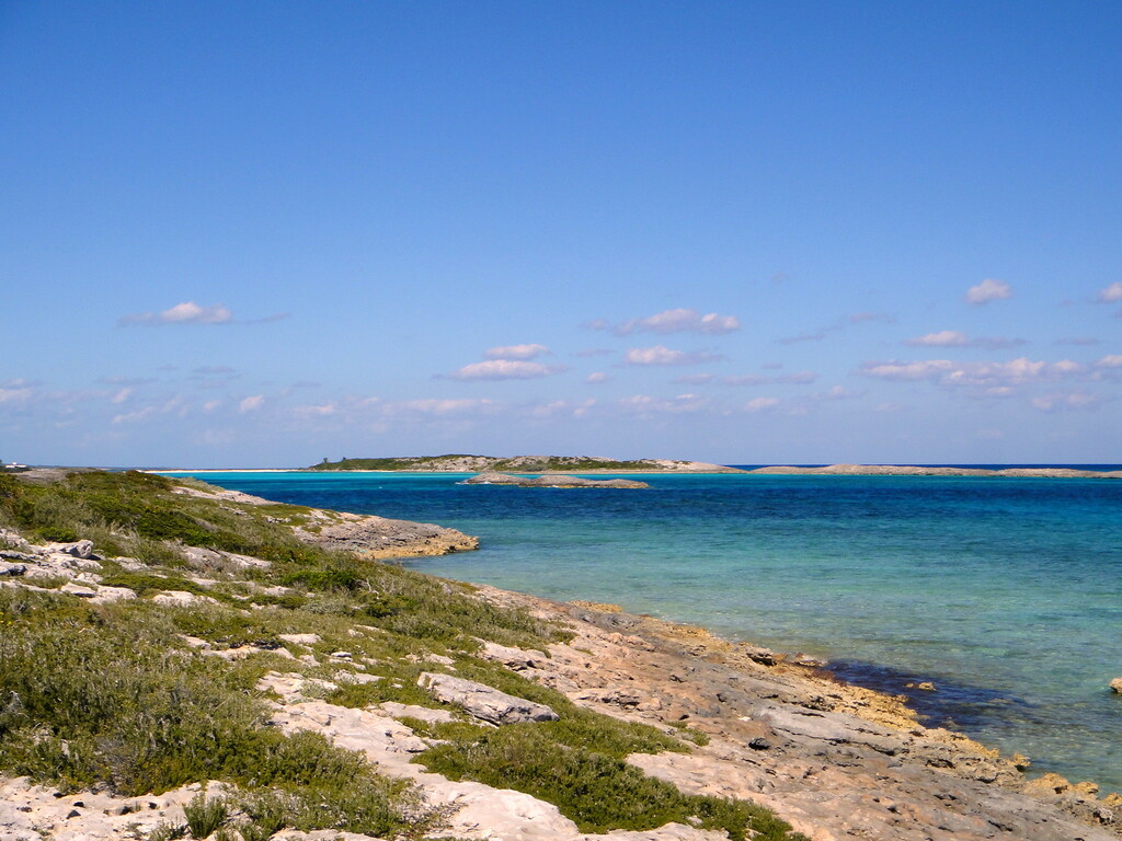 Island on the Exuma Cays, Bahamas