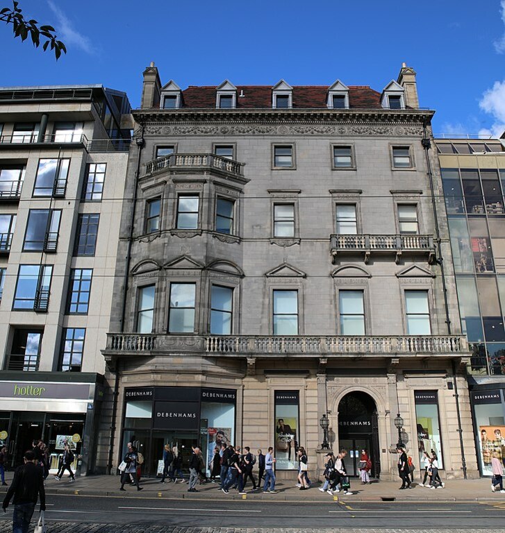 Debenhams on Princess St
