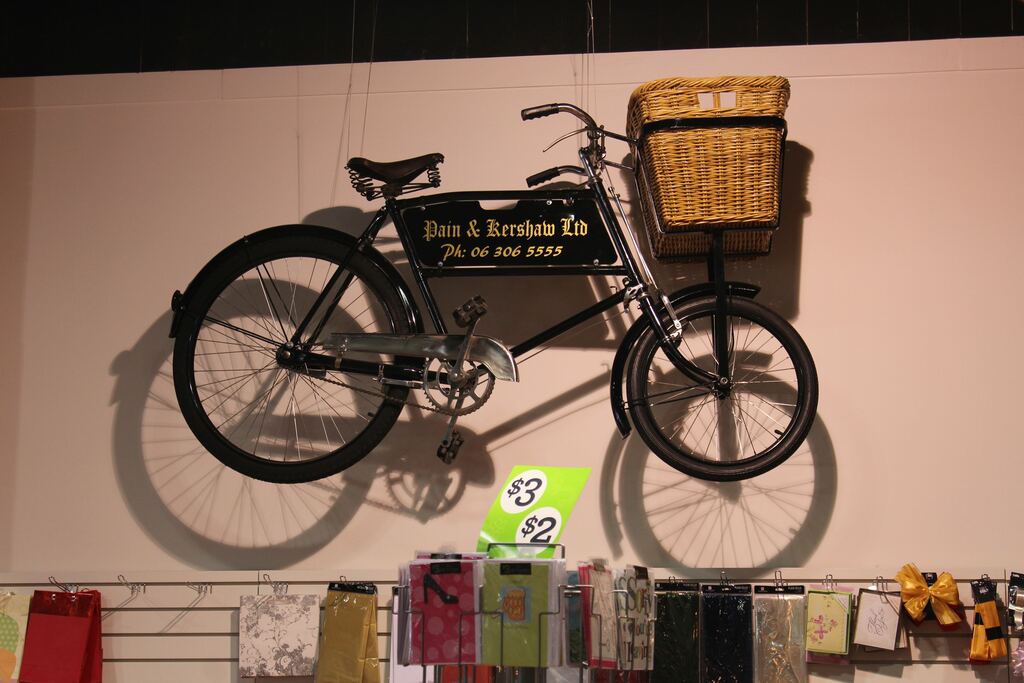 Retired grocery delivery vehicle