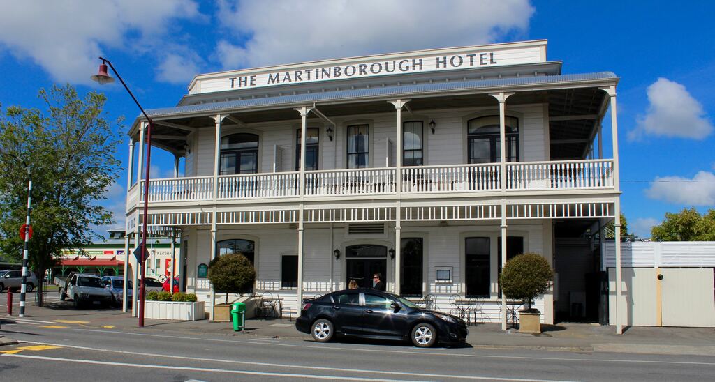 Martinborough Hotel in the center of town