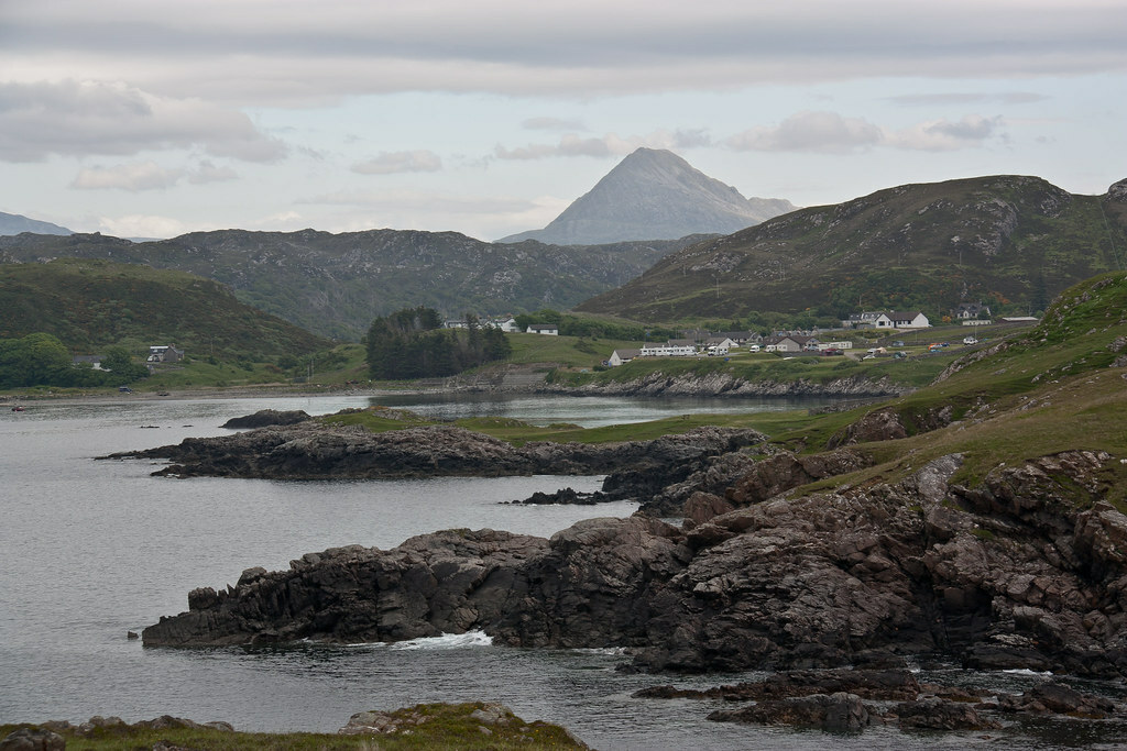 Scourie and behind