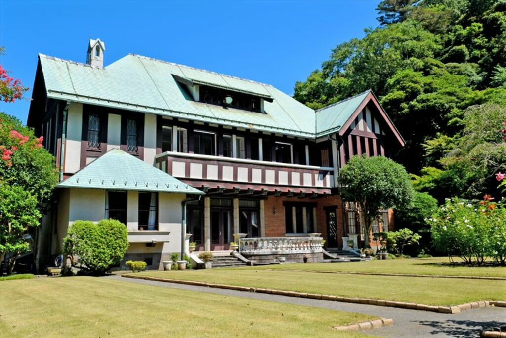 Roam through the French-style grandeur of the Former Kachonomiya's Mansion