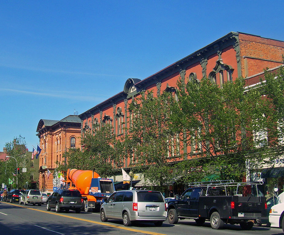 Broadway in downtown Saratoga Springs, NY