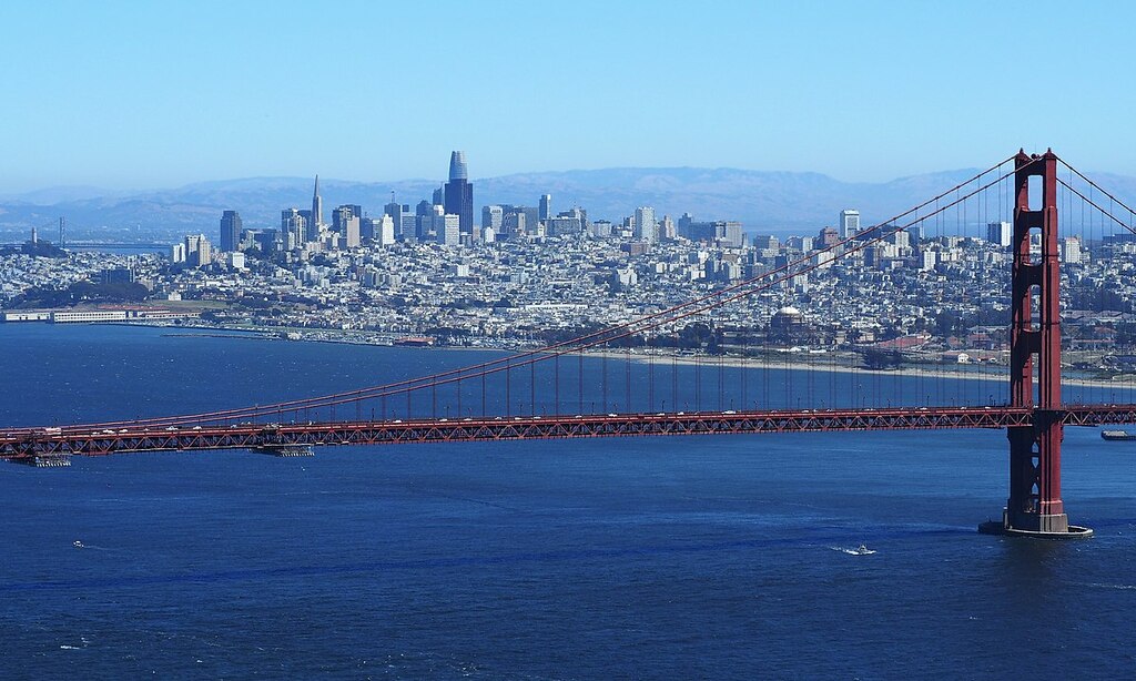 San Francisco from the Marin Headlands in August 2022