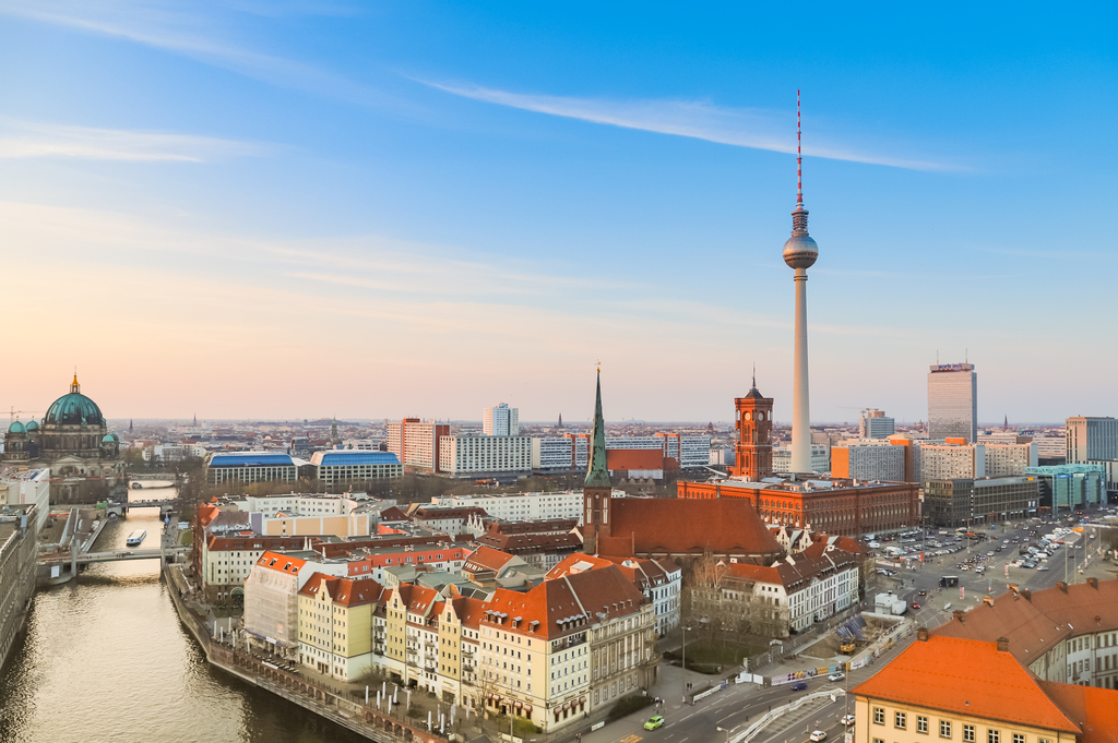 Aerial view of Berlin