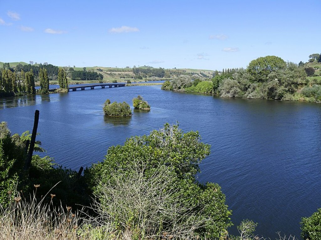 Lake Karapiro with Bridge