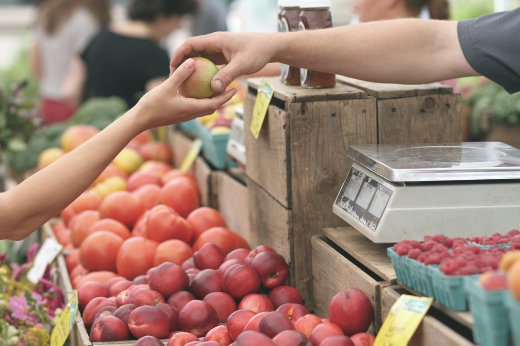 Fresh local fruits for sale
