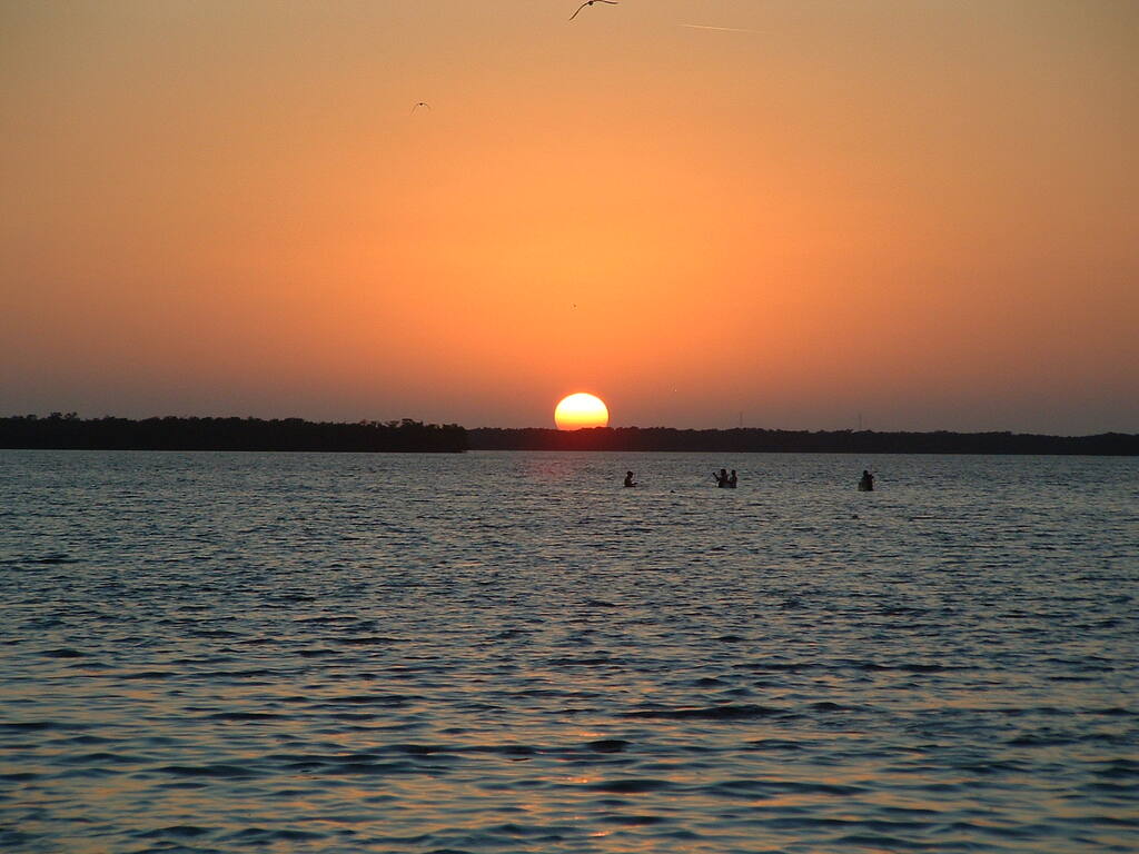 Sunset over Cockroach Bay