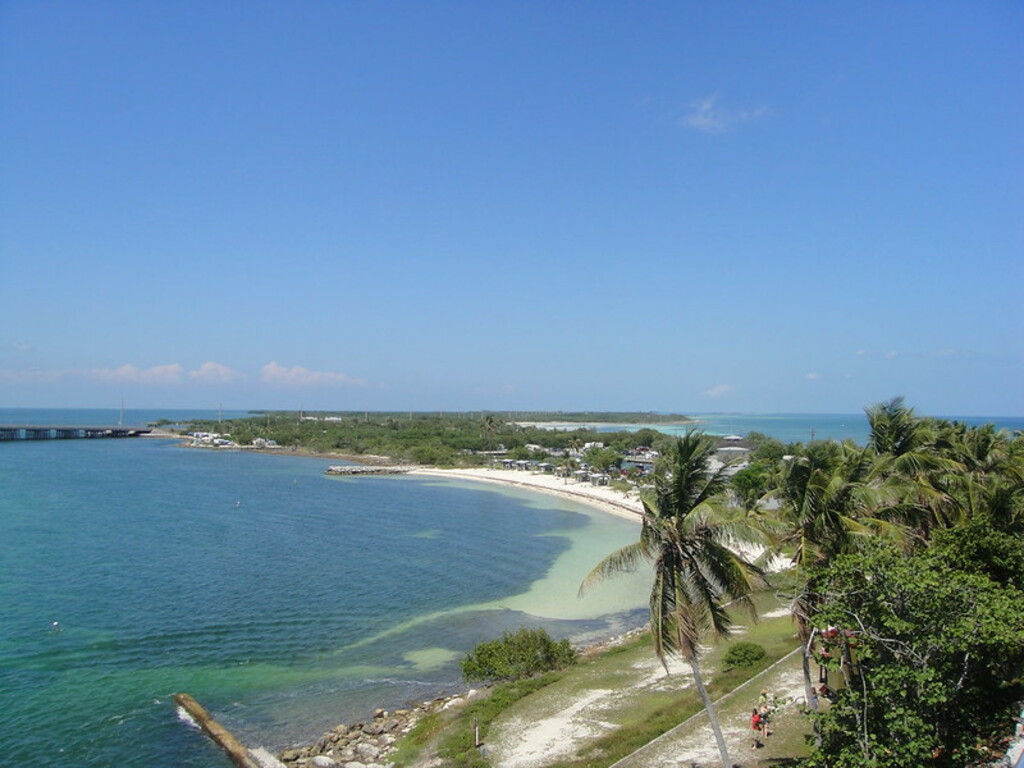 Calusa Beach from Old Bahia Honda Bridge