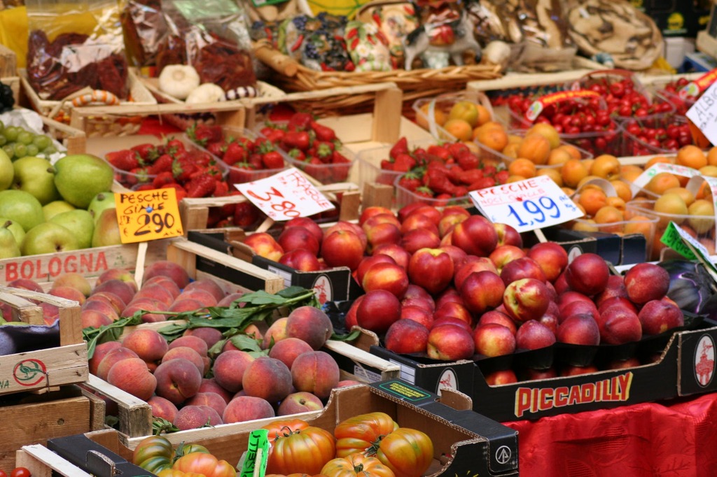 Farmer's market display