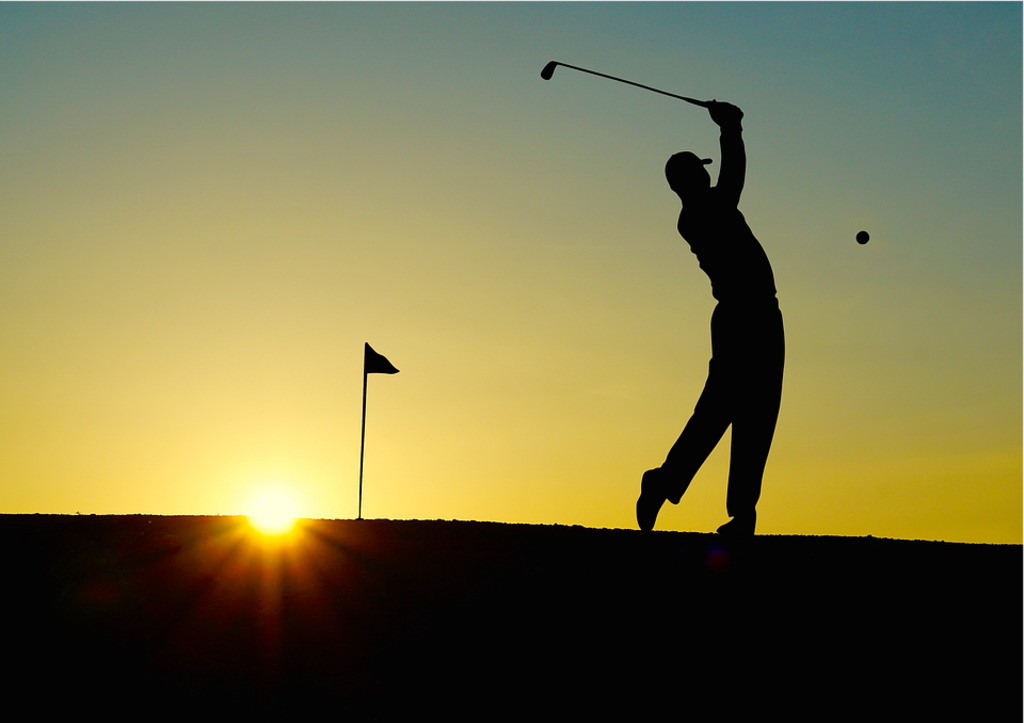 Golfing in the Sunset
