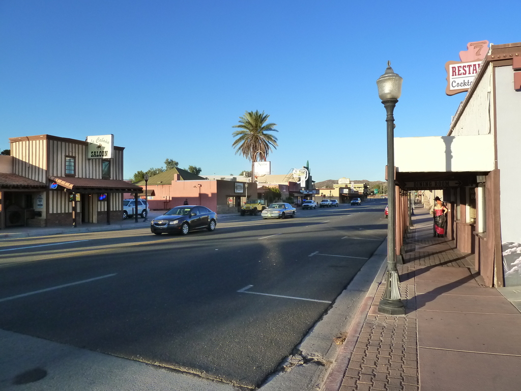 Wickenburg, AZ, View E U.S. 60 at U.S. 60-U.S. 93 intersection - panoramio