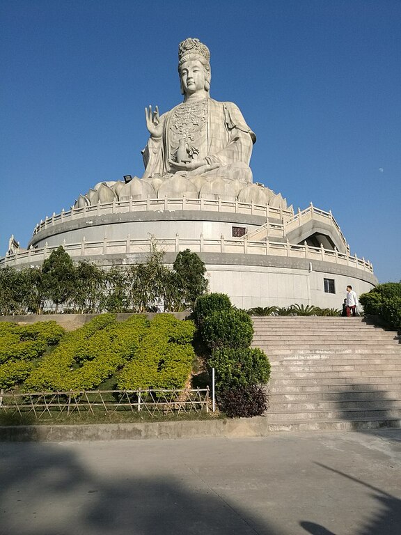 Sitting Statue of Guanyin at Mount Guanyin