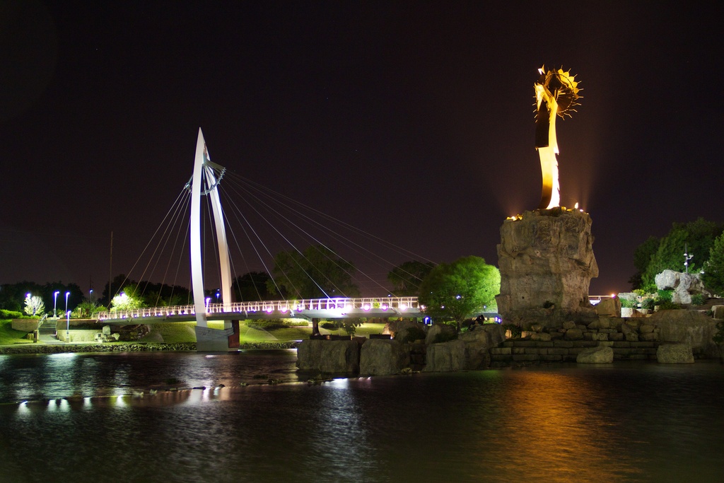 The Keeper of the Plains Wichita, Kansas