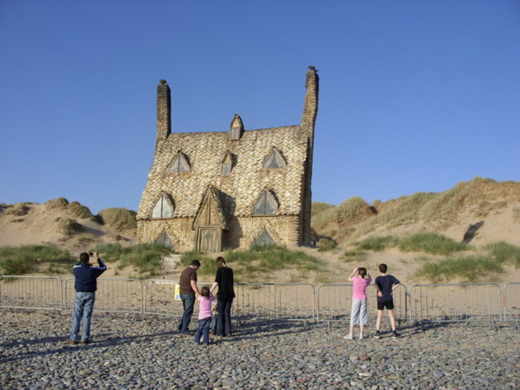 Harry Potter VII Film set at Freshwater West - geograph.org.uk - 1300062