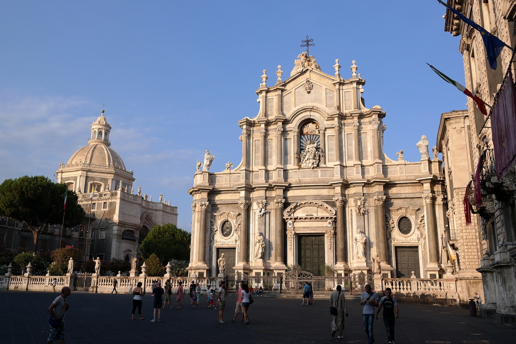 Catania - Piazza del Duomo al tramonto