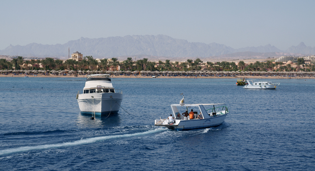 Makadi Bay from sea