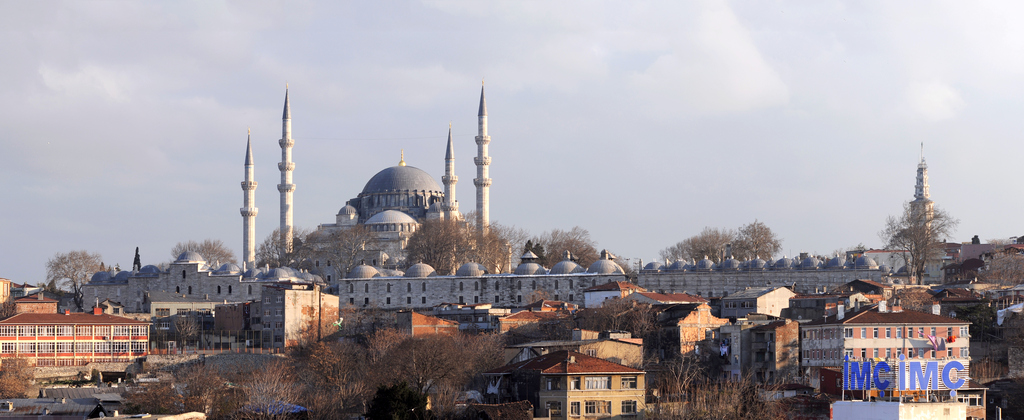 20111225 Suleymaniye Mosque Istanbul Turkey Panoramic