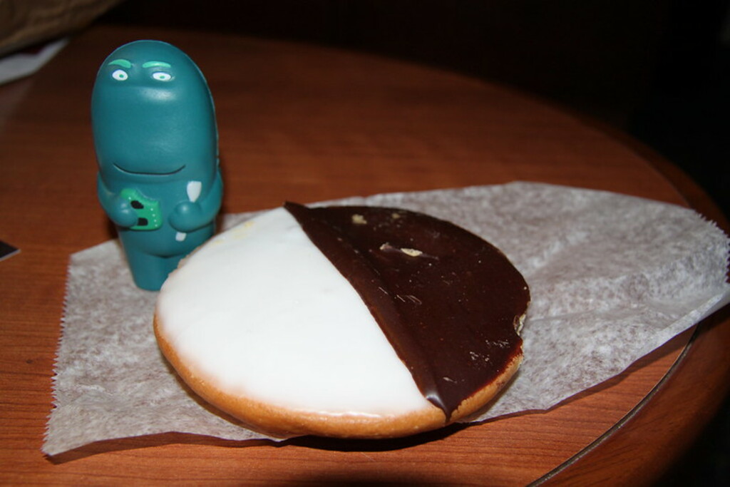 Classic Black and White cookie
