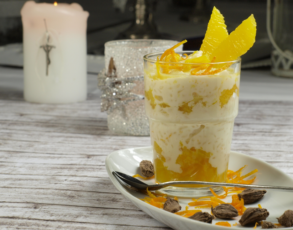 Milk and Orange Drink