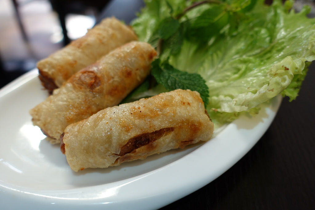 Mmm... egg rolls