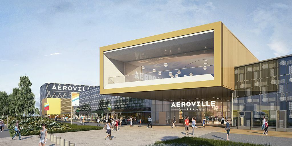 Visuel façade Aéroville