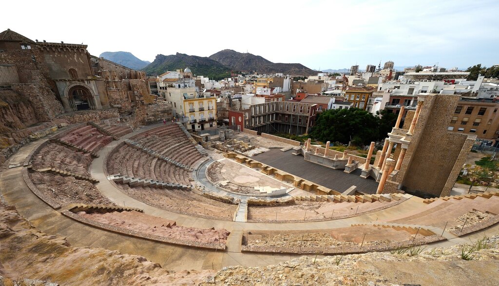 Teatro Romano in Cartagena, Spain