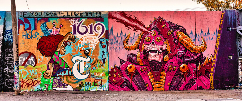 Mural Mile Flood Wall 2021