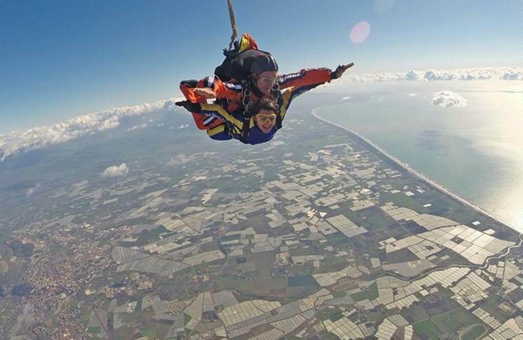 things to do in positano italy | try tandem skydiving from 4500m (14763 ft) over the amalfi coast near naples