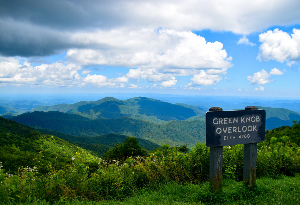 Green Knob Overlook -- Blue Ridge Parkway (NC) July 2019