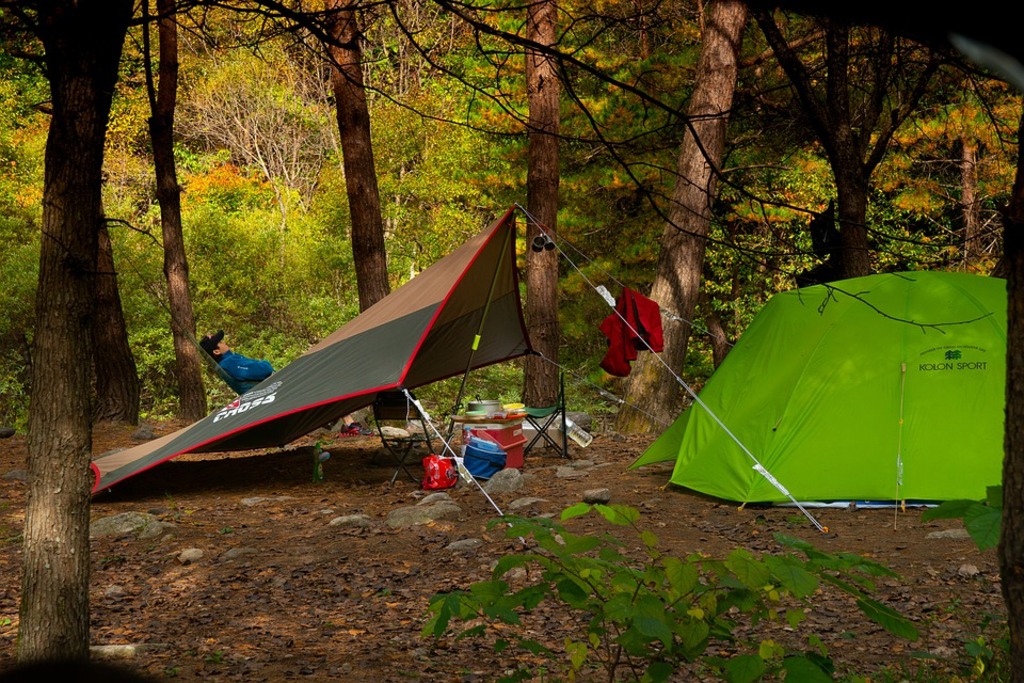 Camping Tent Alone