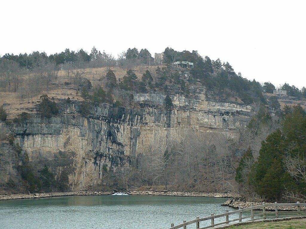 Looking Up at Ha Ha Tonka Ruins - panoramio