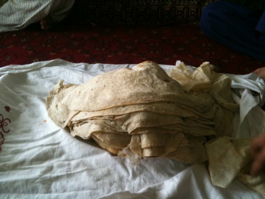 Rumali Roti in Afghanistan