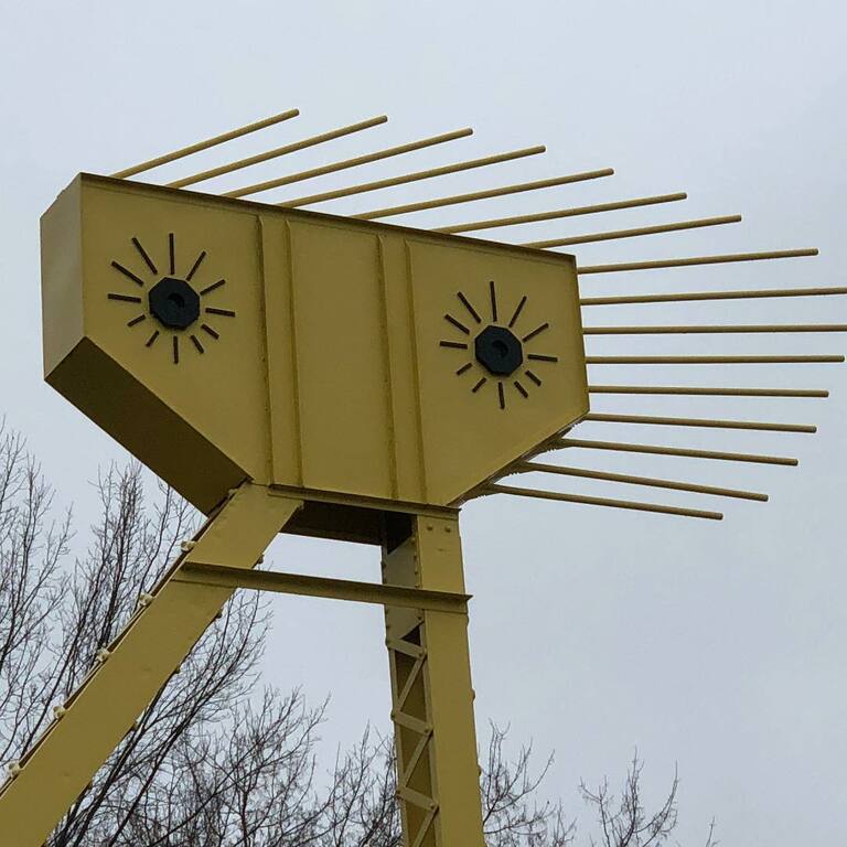 things to do in ottawa illinois | see the giant art sculptures in allen park