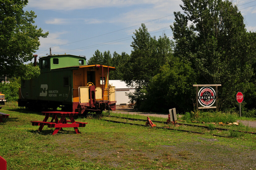 Osceola and St. Croix Valley Railway - Burlington Northern caboose