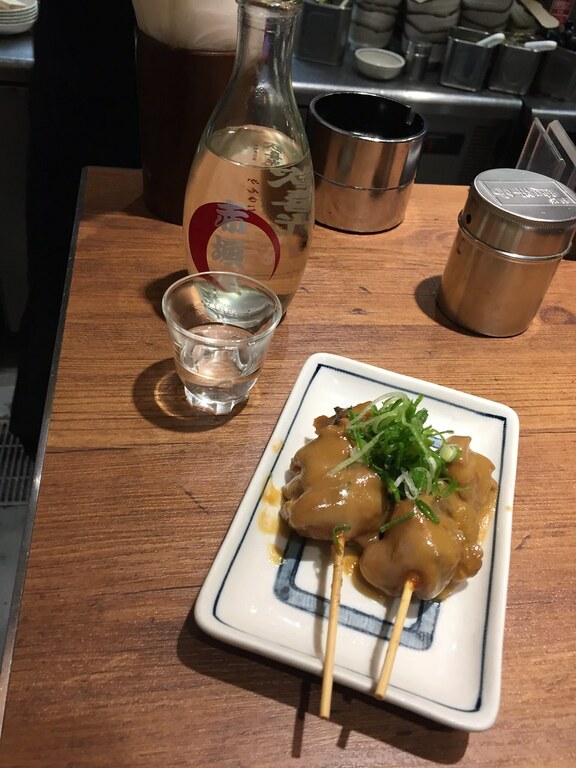 Dote-yaki and Atsukan at Akagakiya, Whity Umeda